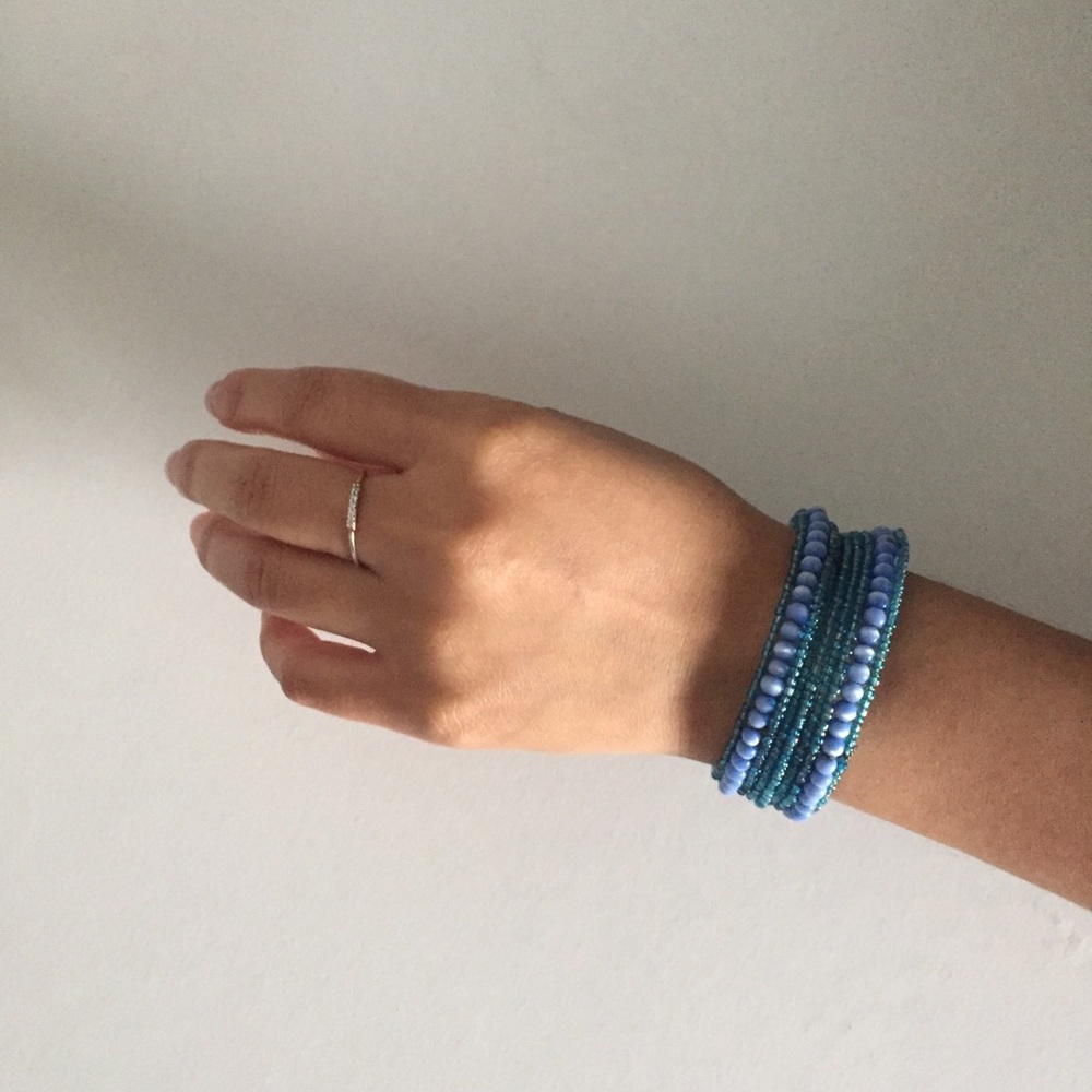 Turquoise Blue Rock Bracelet